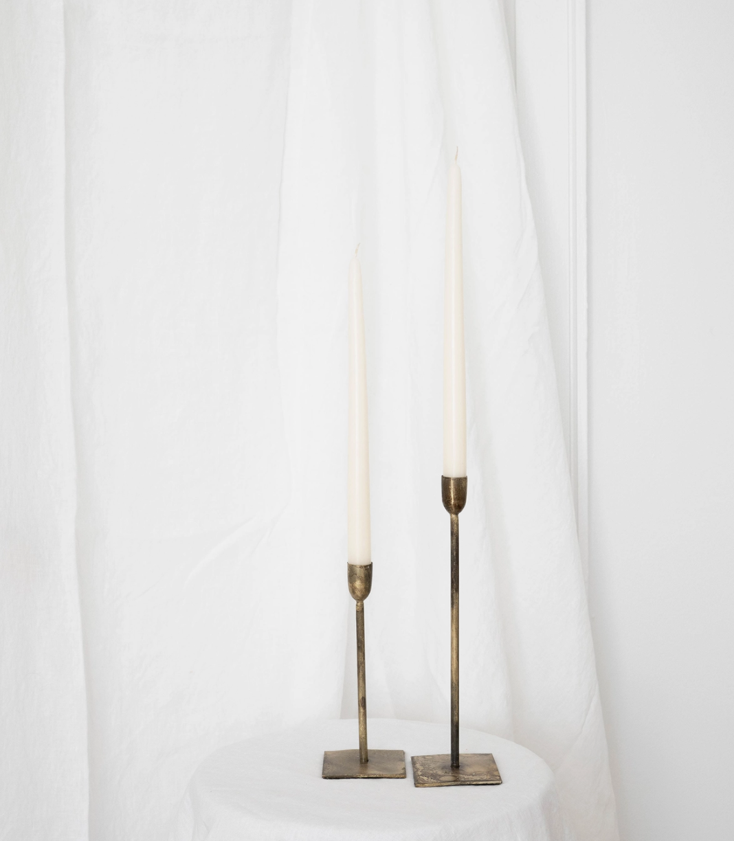 Taper Candle Pair - ivory